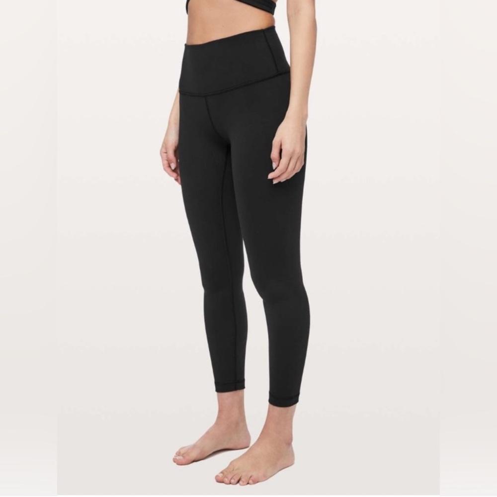 Lululemon Wunder Under High-Rise 7/8 Tight *Full-On Luon 25" Black Size 6
